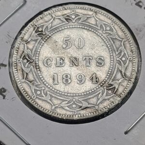 1894 Silver 50 Cents Coin